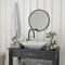 Flash Furniture 24" Round Black Metal Framed Accent Wall Mirror HFKHD-4GD-CRE8-712315-GG - alternate 9